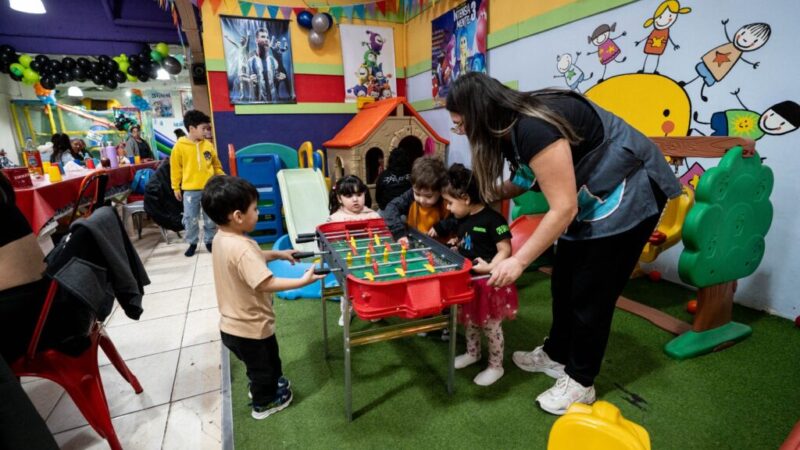 Niños y niñas del jardín maternal CPB San Martín disfrutaron una jornada recreativa
