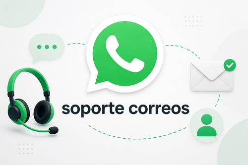 Whatsapp para soporte técnico de correos oficiales