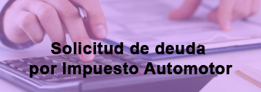 Solicitud de deuda por Impuesto Automotor