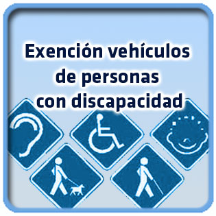 Exención vehículos de personas con discapacidad