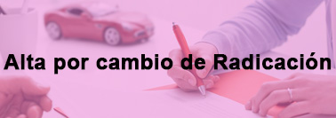 Alta por cambio de Radicación