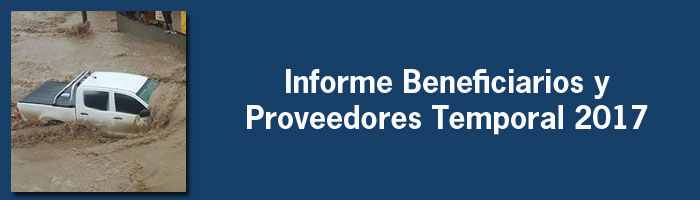 Informe Beneficiarios y Proveedores / Temporal 2017