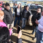 Municipio y vecinos de km.18 acordaron un plan de trabajo para el saneamiento del acceso a la escombrera