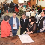 Luque participó del emotivo agasajo para los jubilados de Laprida