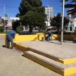 Correa: “La Plaza San Martín se reacondicionó cuatro veces en lo que va del año, por la pintada indiscriminada de graffitis”