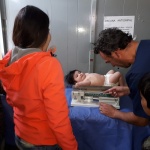 Exitosa jornada del tráiler municipal de Salud en la plaza de la Escuela 83