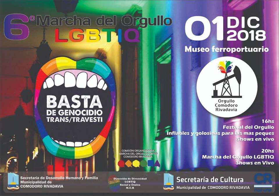 Este sábado se concretará la 6° Marcha del Orgullo LGBTIQ