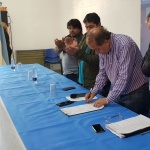 Municipio y empresas adjudicatarias rubricaron el inicio de obras para zona norte