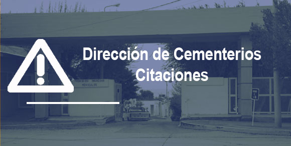 COMUNICADO INFORMACIÓN CEMENTERIOS