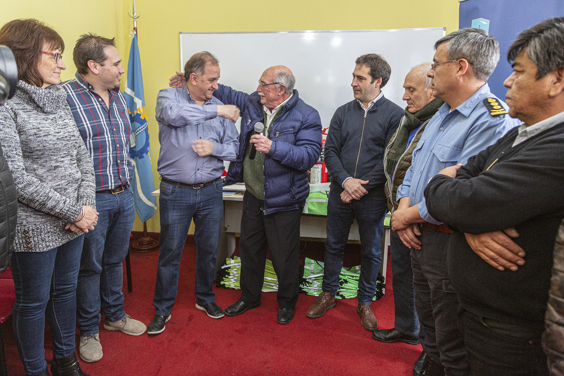 La Policía del Chubut reconoció la presencia municipal para sostener sus funciones