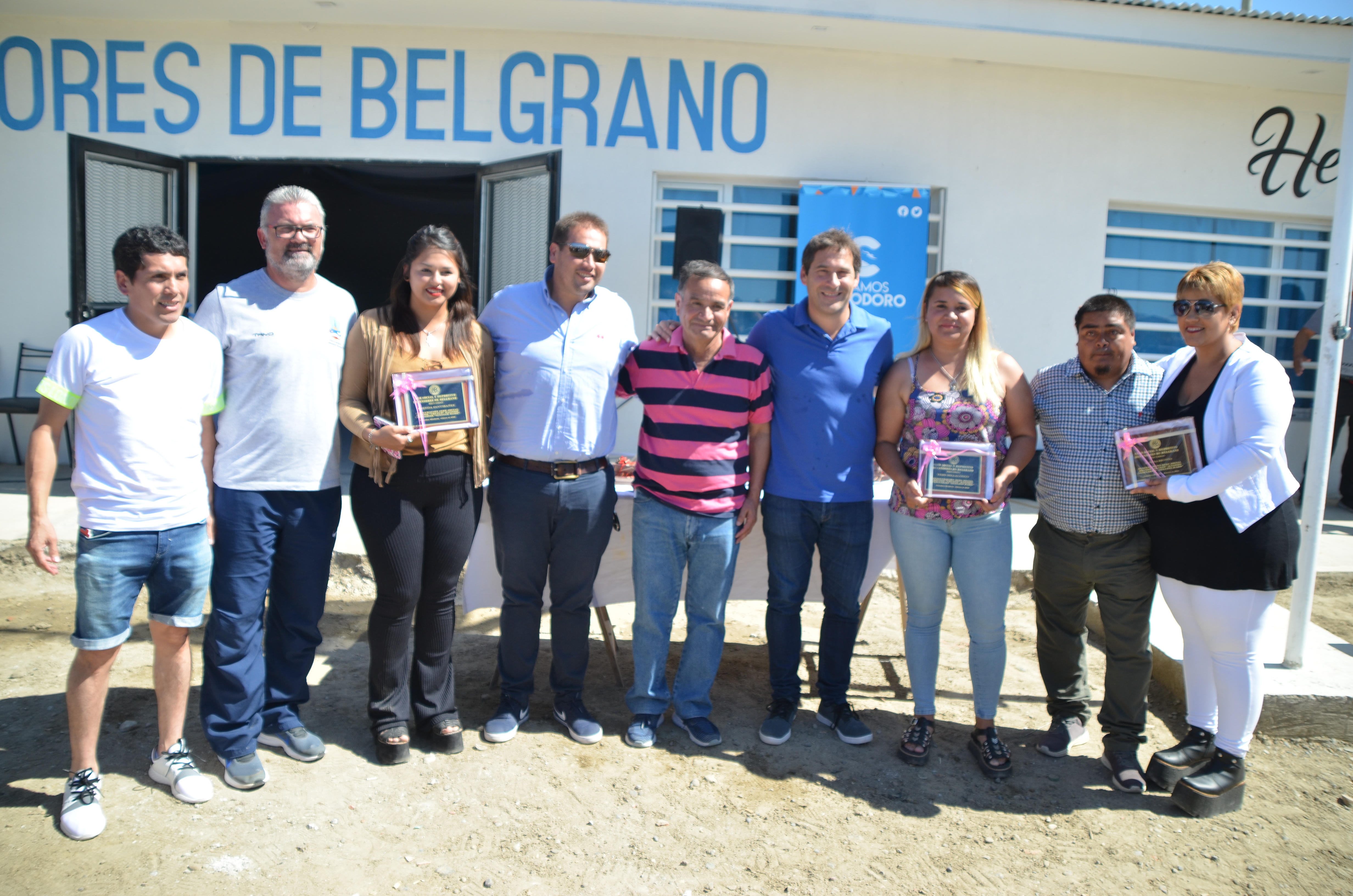 Con ayuda del Municipio, el Club Defensores de Belgrano cumplió uno de sus sueños al inaugurar un SUM para 200 personas