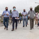 El intendente recorrió obras importantes en barrio Diadema