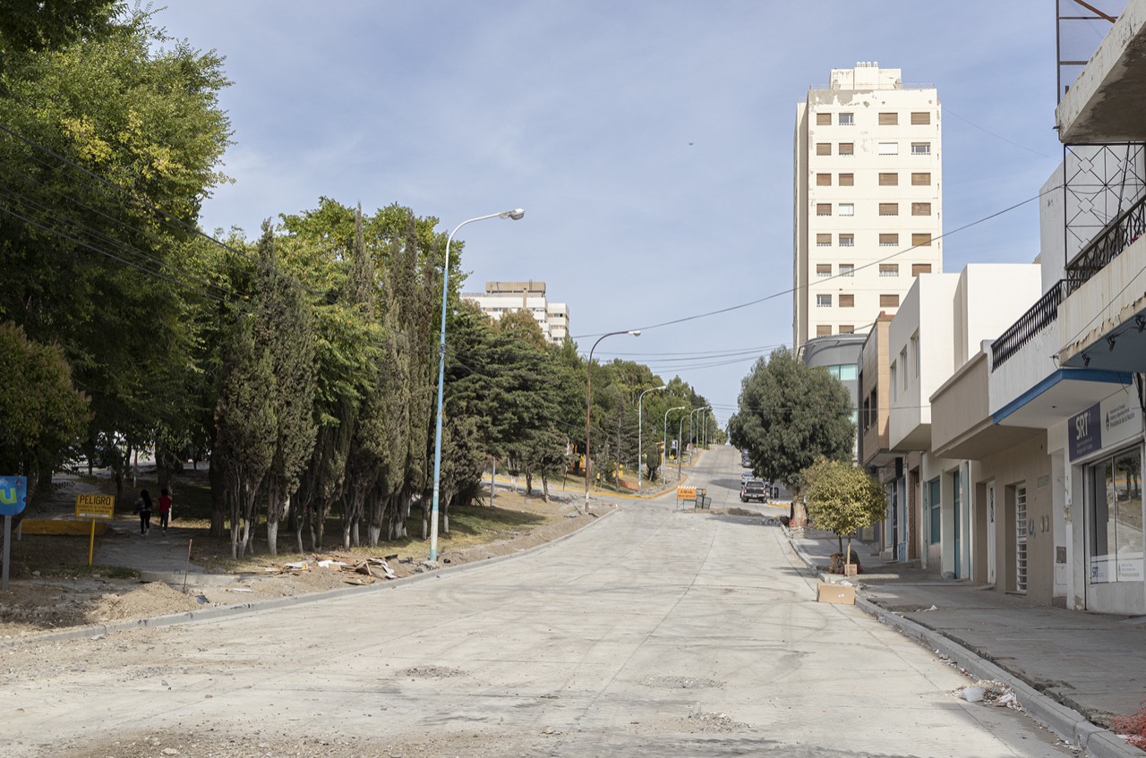 La Avenida Rivadavia quedará inaugurada en la semana del aniversario de Comodoro