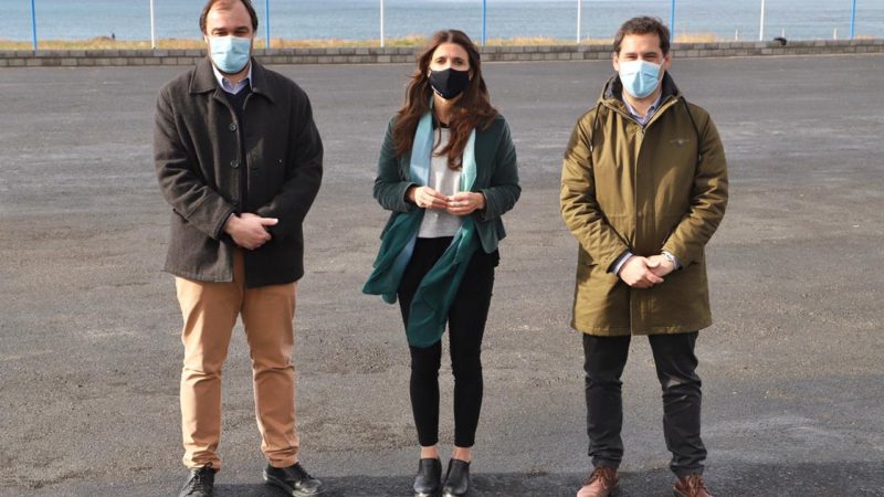 Luque recibió en Comodoro a la secretaria de Deportes de la Nación