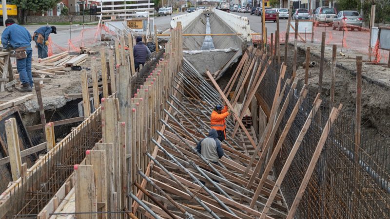 El Municipio continúa avanzando en la reestructuración integral del sistema de pluviales de zona sur