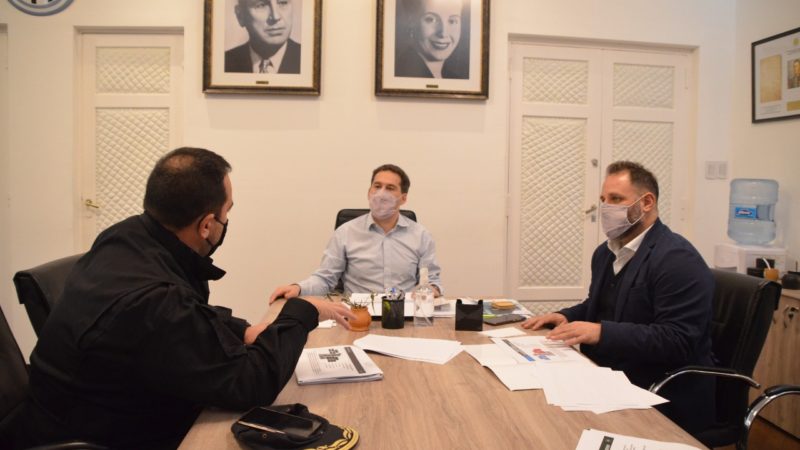 Luque recibió a Glinski para avanzar en la creación de una Unidad Regional de la PSA con sede en Comodoro Rivadavia