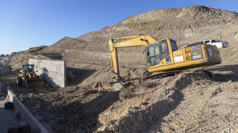 El Municipio realizó un aterrazamiento en la parte alta de Castelli para evitar desmoronamientos
