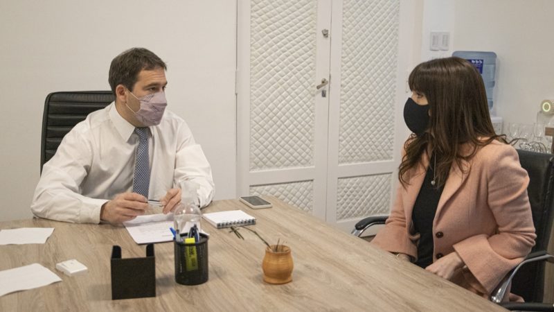 Luque recibió a la nueva titular del Consejo de Administración de la SCPL