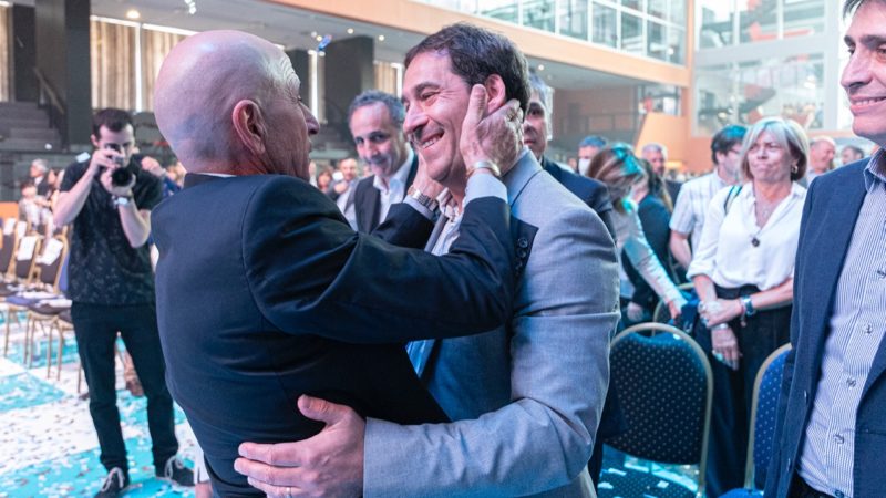 Luque participó de la inauguración del Centro Recreativo y Deportivo de Petroleros Jerárquicos