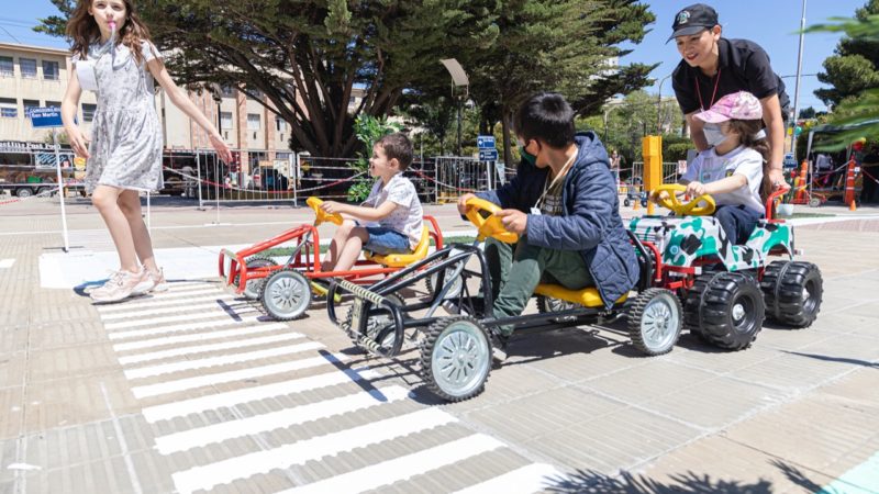 Este fin de semana vuelve la pista de educación vial a la plaza San Martín