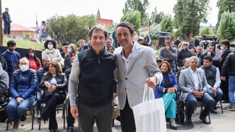 Luque participó de la celebración por el Centenario de Río Pico
