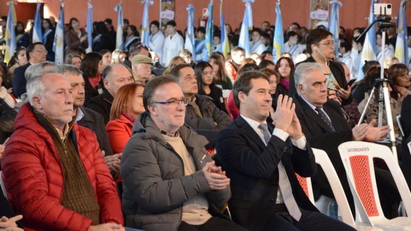 Luque participó de los festejos por el 125° aniversario de Sarmiento