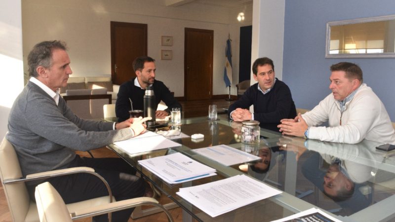 Luque e Issa se reunieron con el ministro de Obras Públicas de la Nación