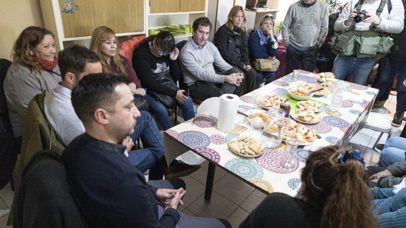 Luque se reunió con productores y agricultores