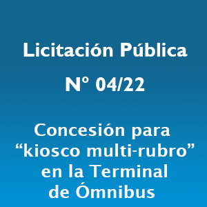 Licitación Pública Nº 04/2022-S.E.F. y C. G.