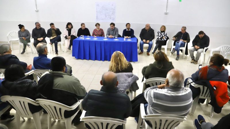 Luque desarrolla una fuerte agenda de gestión en los barrios