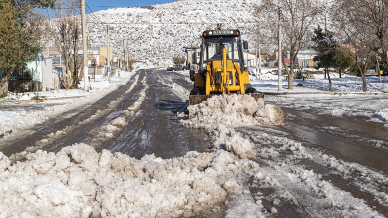El Municipio incrementa los trabajos tras el temporal de nieve