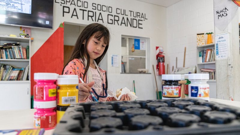 El Espacio “Patria Grande” ofrece variedad de actividades para niños, niñas y adolescentes