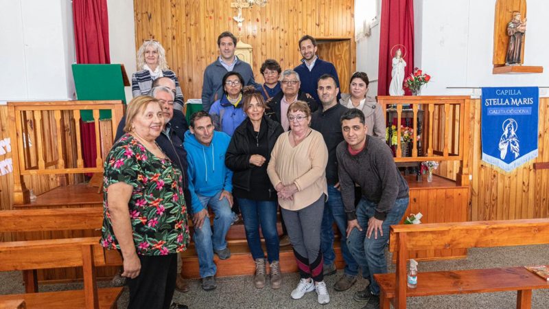 La Capilla de Caleta Córdova cumple 50 años y Luque confirmó que el Municipio ampliará el edificio