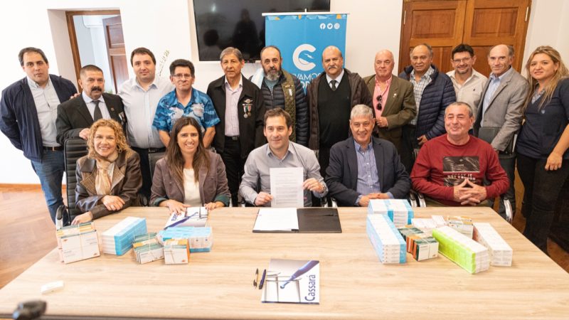 El Municipio recibirá importantes donaciones de medicamentos del Laboratorio Cassará para fortalecer los programas de salud