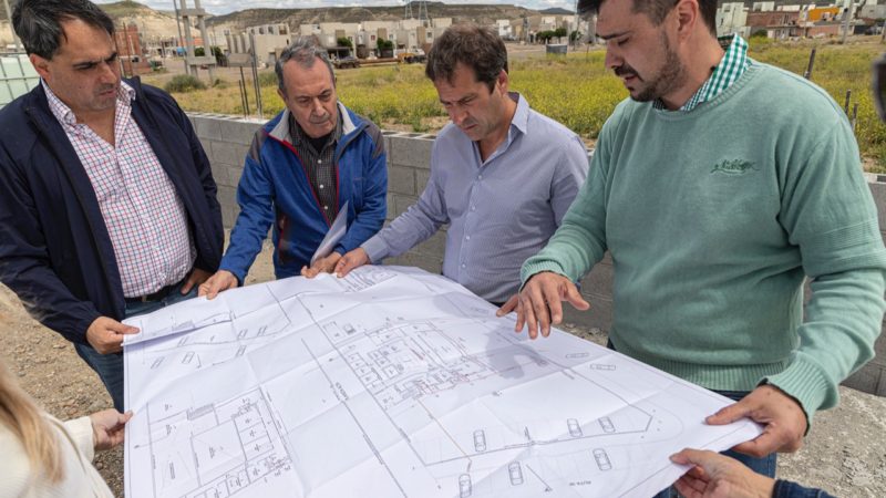 Luque recorrió el predio que el Municipio cedió a fábrica de embutidos para seguir impulsando su crecimiento