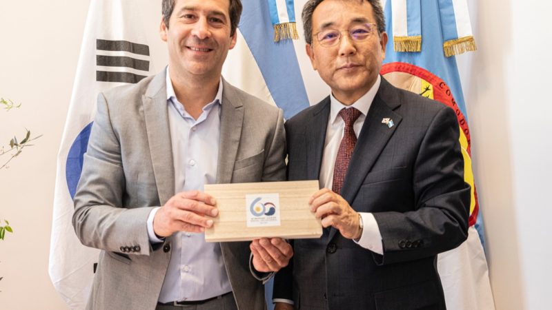 Luque mantendrá una intensa agenda de trabajo con el embajador de Corea del Sur