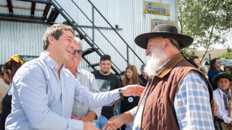 Luque participó de la inauguración de la Fiesta Nacional de la Esquila en Río Mayo