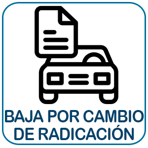 Baja por cambio de radicación
