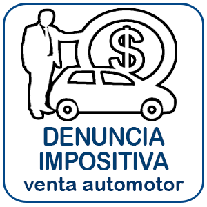 Denuncia Impositiva de Venta – Automotor