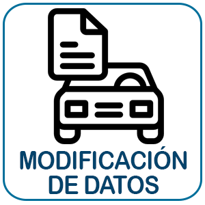 Modificación de datos del titular del dominio