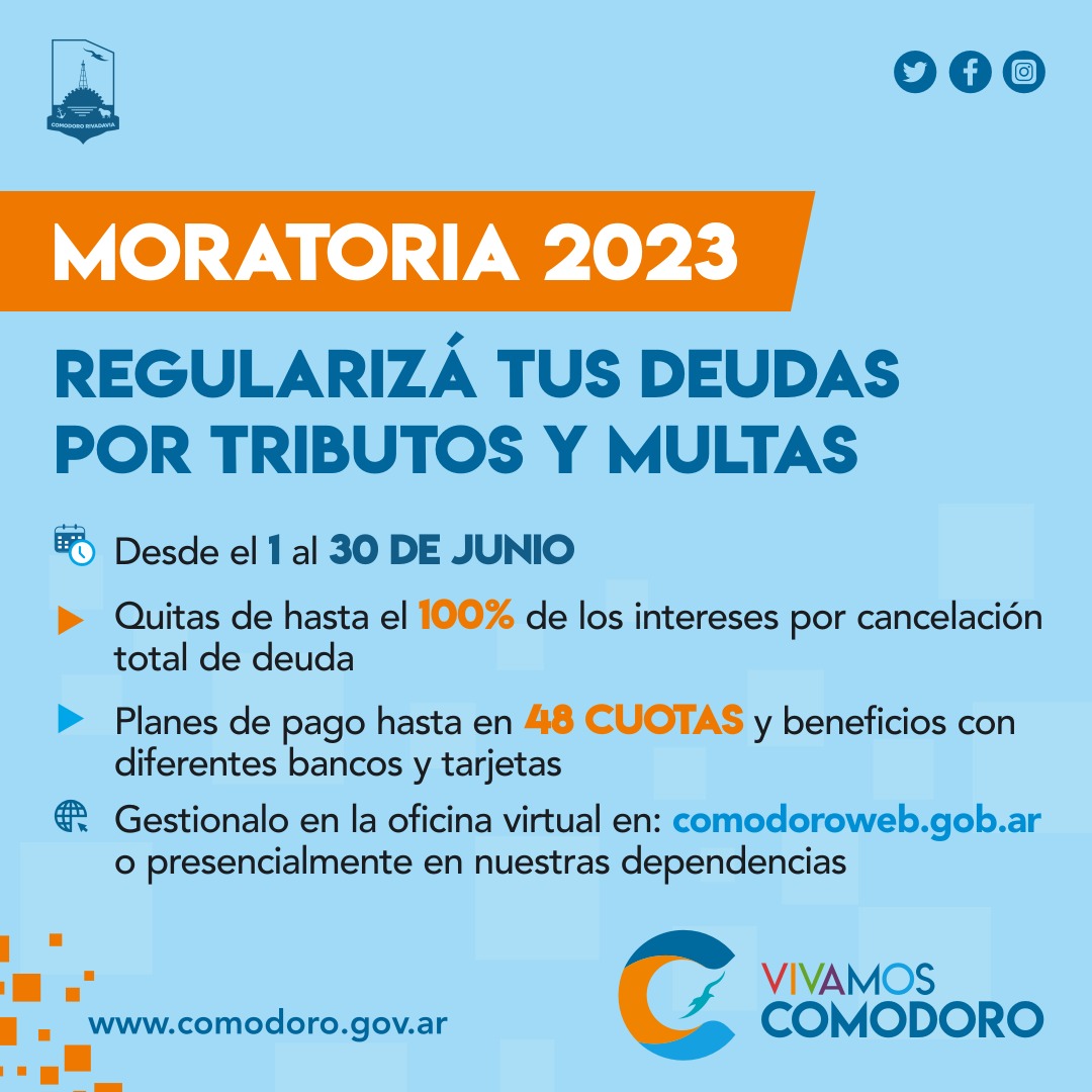 Últimos días para adherir a la primera etapa de la Moratoria 2023 con importantes beneficios