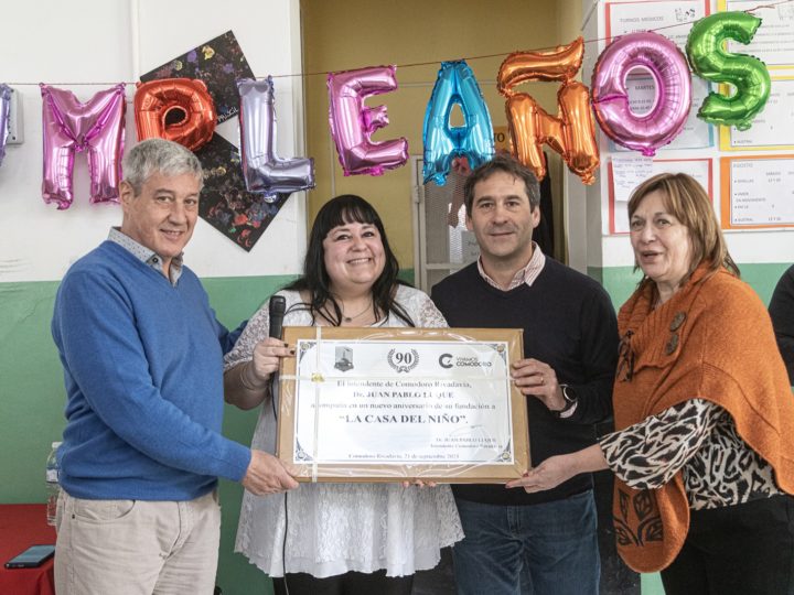 El Municipio acompañó el 90° aniversario de la Casa del Niño