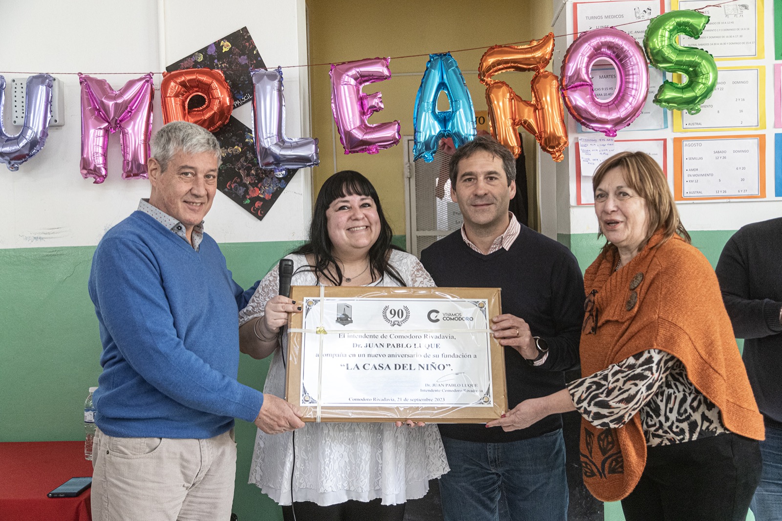 El Municipio acompañó el 90° aniversario de la Casa del Niño