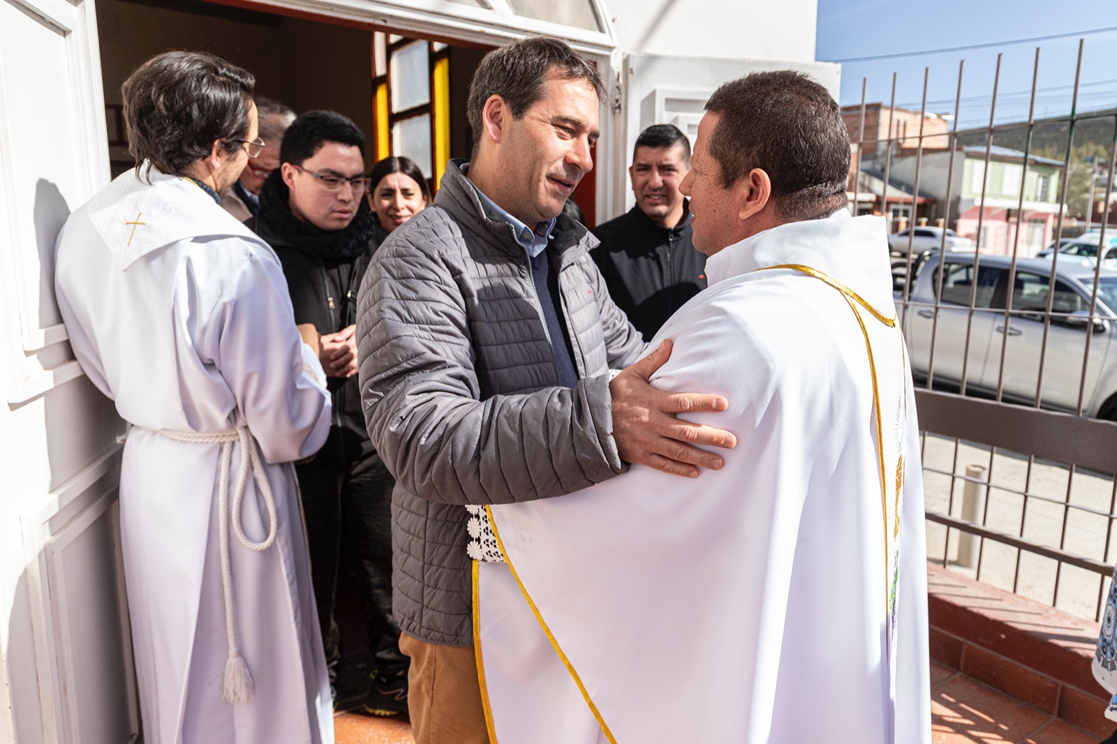 Luque participó de la misa por el Día de la Gratitud, en honor al Padre Corti