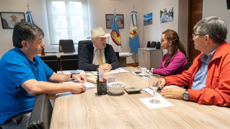 Macharashvili se reunió con los referentes de PAMI Chubut y la Federación de Jubilados y Pensionados del Chubut