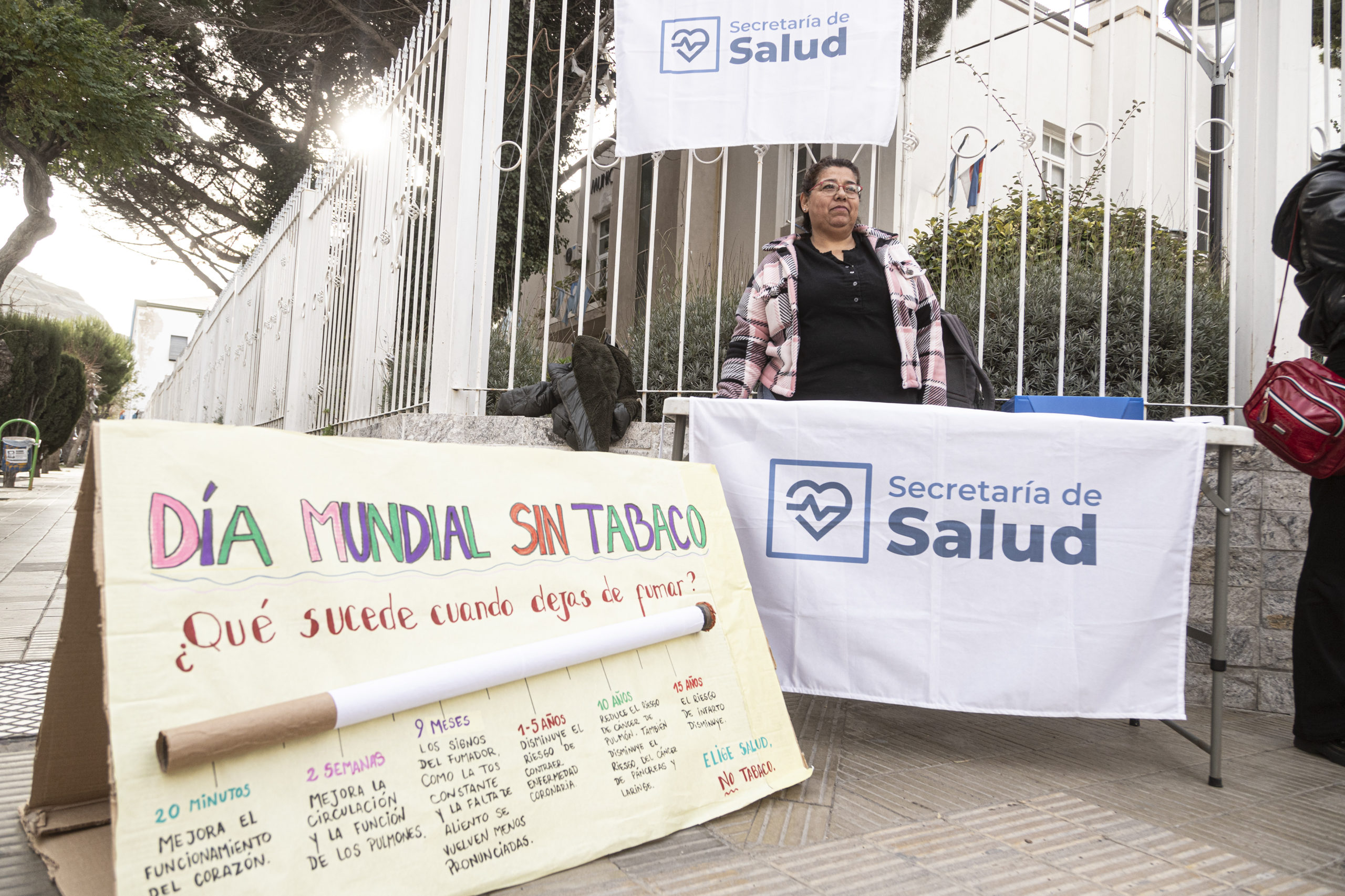 Salud Municipal realizó un trabajo de concientización en el marco del Día Mundial Sin Tabaco