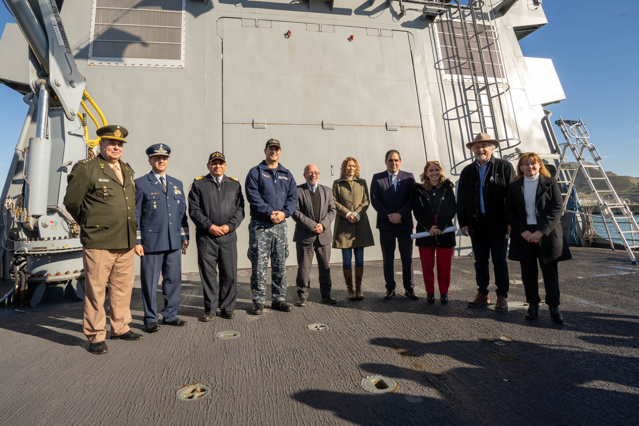 Arribó el patrullero oceánico de la Armada al Puerto de Comodoro