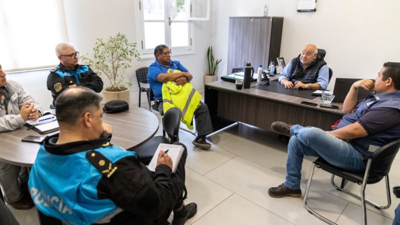 En un trabajo articulado se planifican los operativos preventivos de fin de año en Comodoro