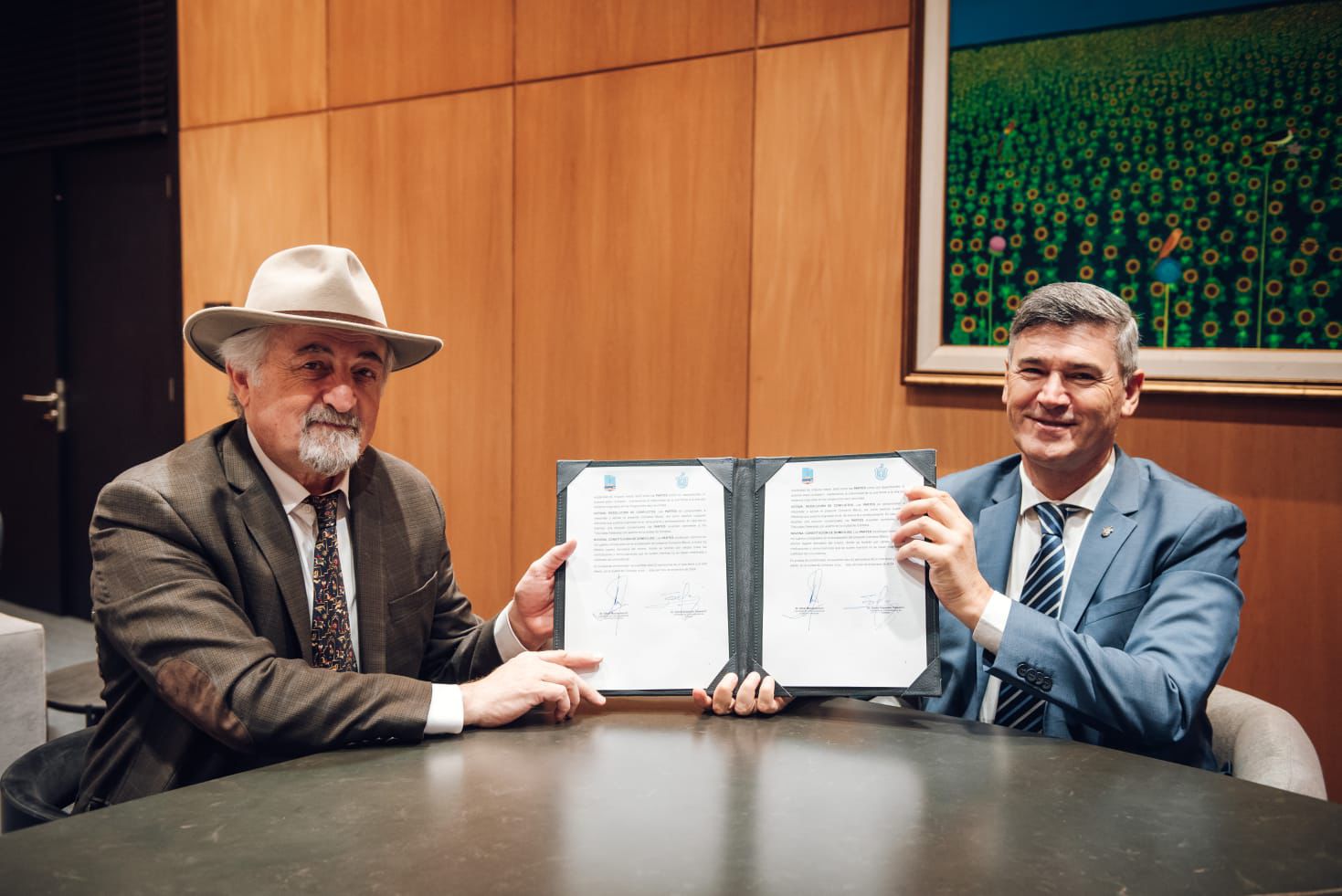 Macharashvili rubricó convenio de cooperación con el municipio de Córdoba