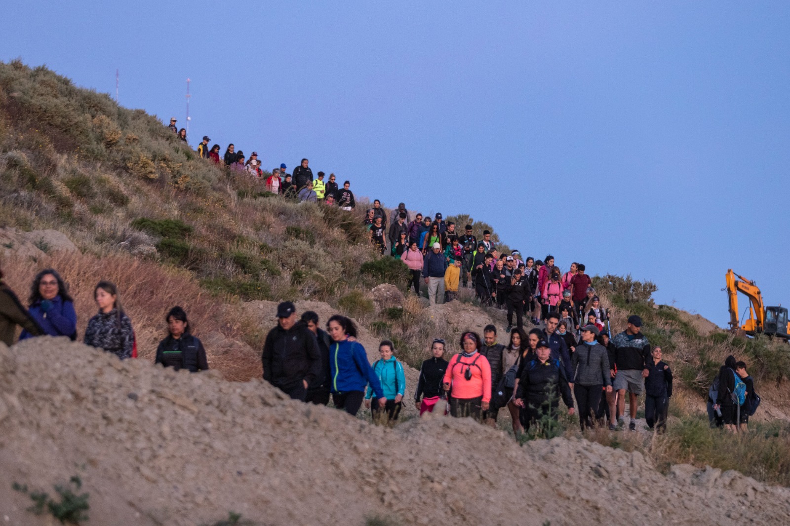 Exitoso Trekking de la Luna organizado entre Comodoro Turismo y Rada Tilly